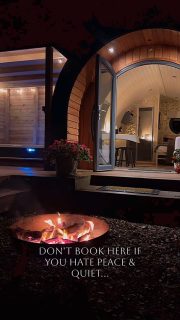 Don’t book Luna Cabin if you hate cosy evenings, firepit moments and total peace and quiet.

Tucked away at our Hideaway Collection in Manorbier, Pembrokeshire, Luna is made for slow mornings, coastal walks and evenings under the stars.

Perfect for couples, walkers and anyone craving a proper countryside reset.

Book your Pembrokeshire escape directly via our website.